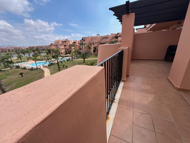 Terrace in apartment for sale in Mar Menor Golf Resort