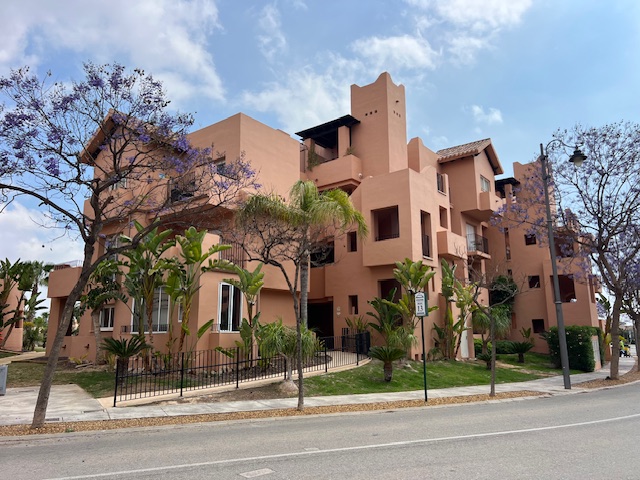 Pool area in apartment for sale in Mar Menor Golf Resort