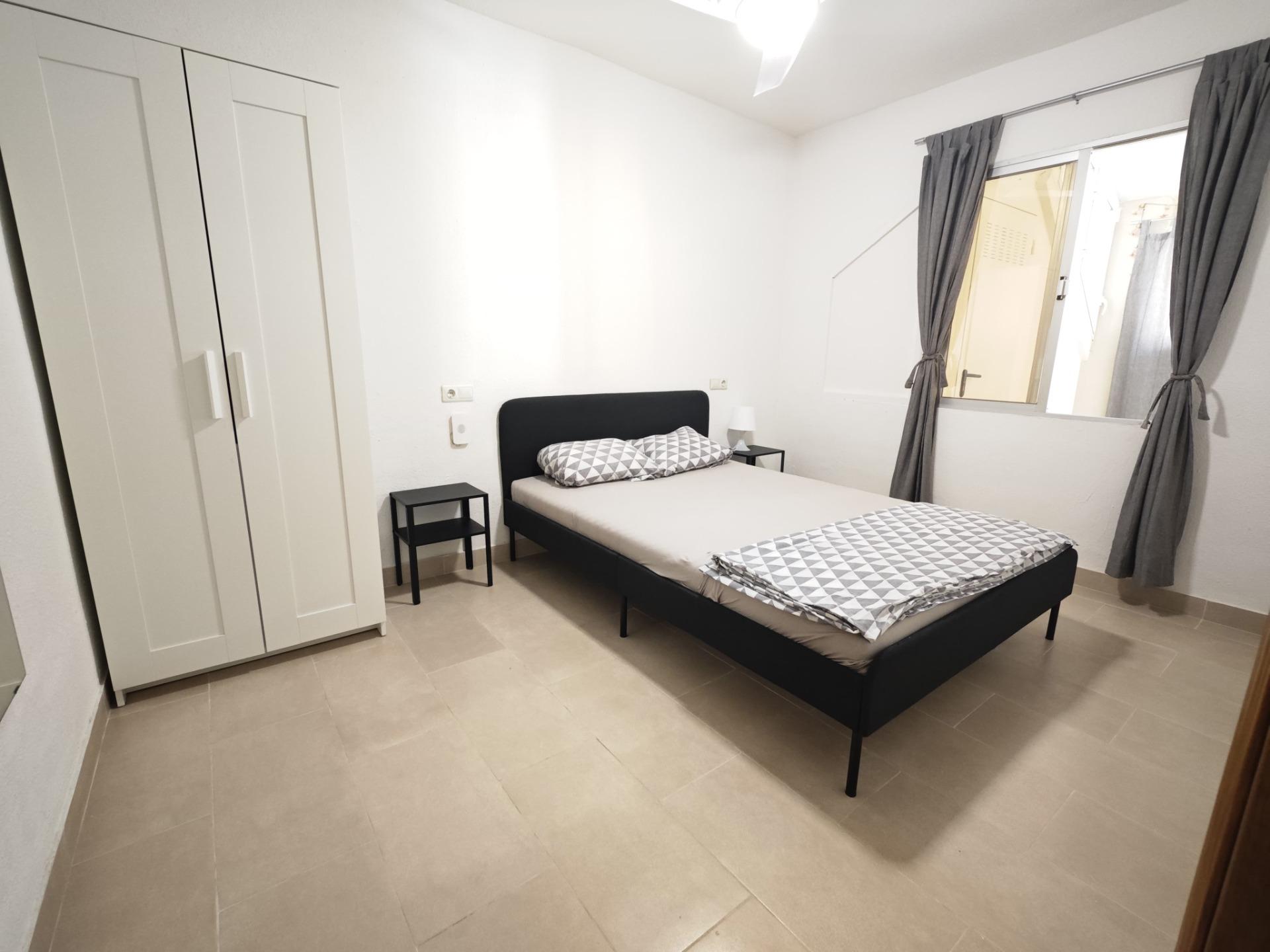Pool area in bungalow for sale in Torrevieja