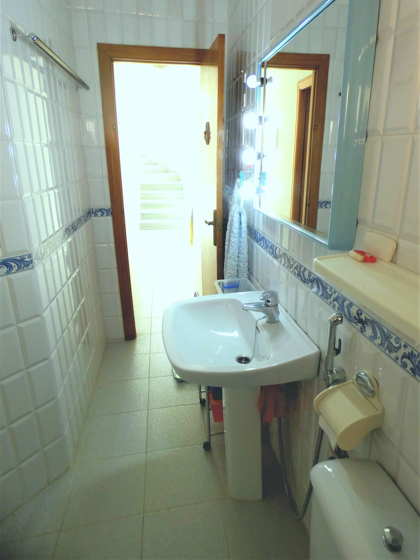 Pool area in villa for sale in Puerto de Mazarron