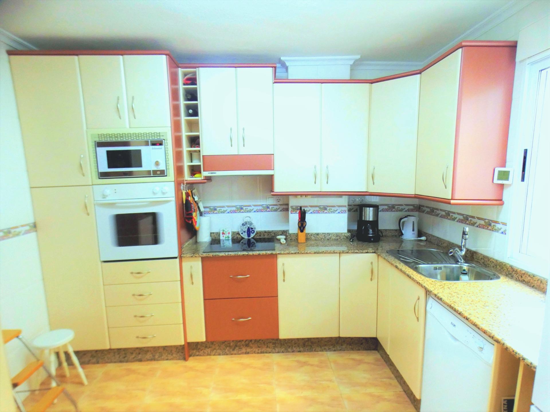 Terrace in villa for sale in Puerto de Mazarron
