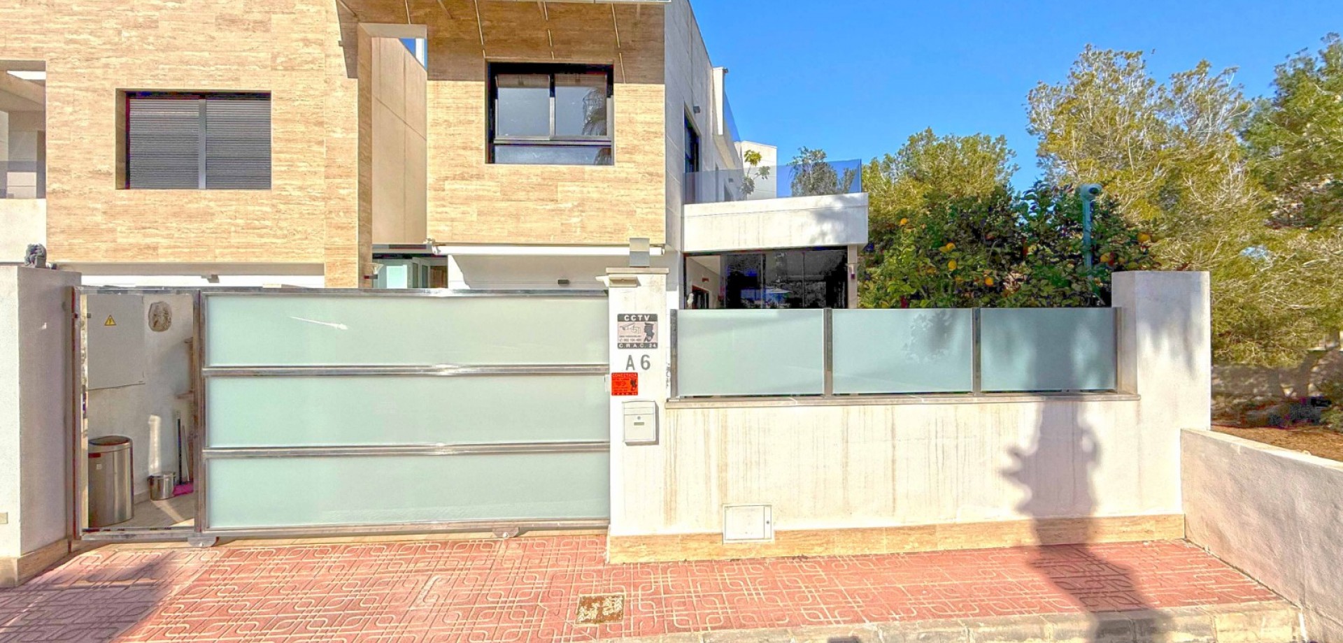 Pool area in villa for sale in Orihuela Costa