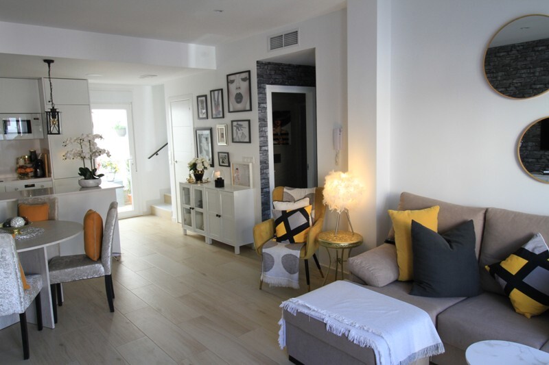 We are pleased to offer this stunning fully furnished, one year old townhouse in Avileses, very tast