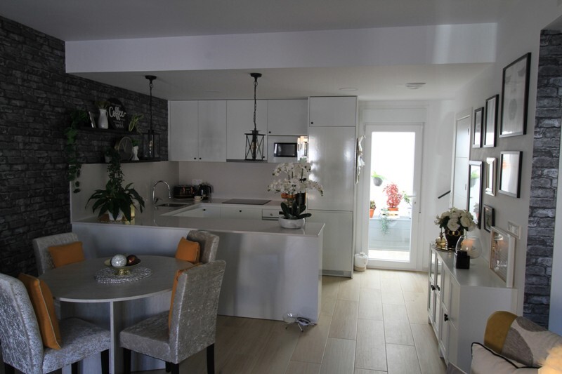 We are pleased to offer this stunning fully furnished, one year old townhouse in Avileses, very tast