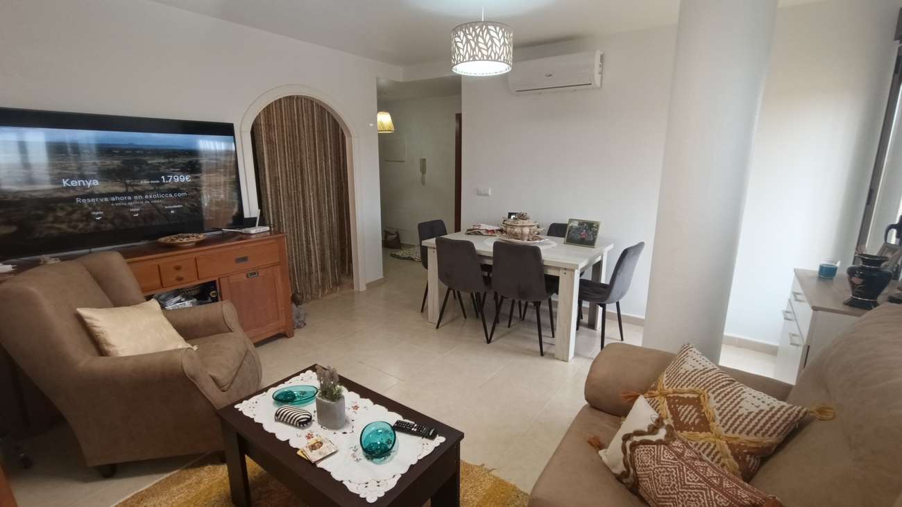 Pool area in apartment for sale in Sucina