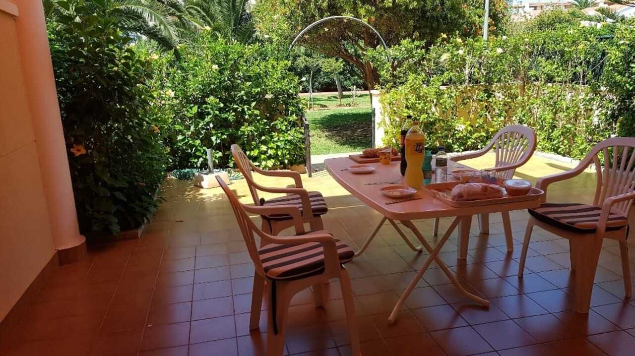 Pool area in apartment for sale in Denia
