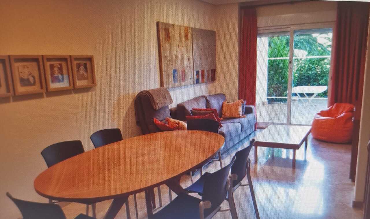 Pool area in apartment for sale in Denia