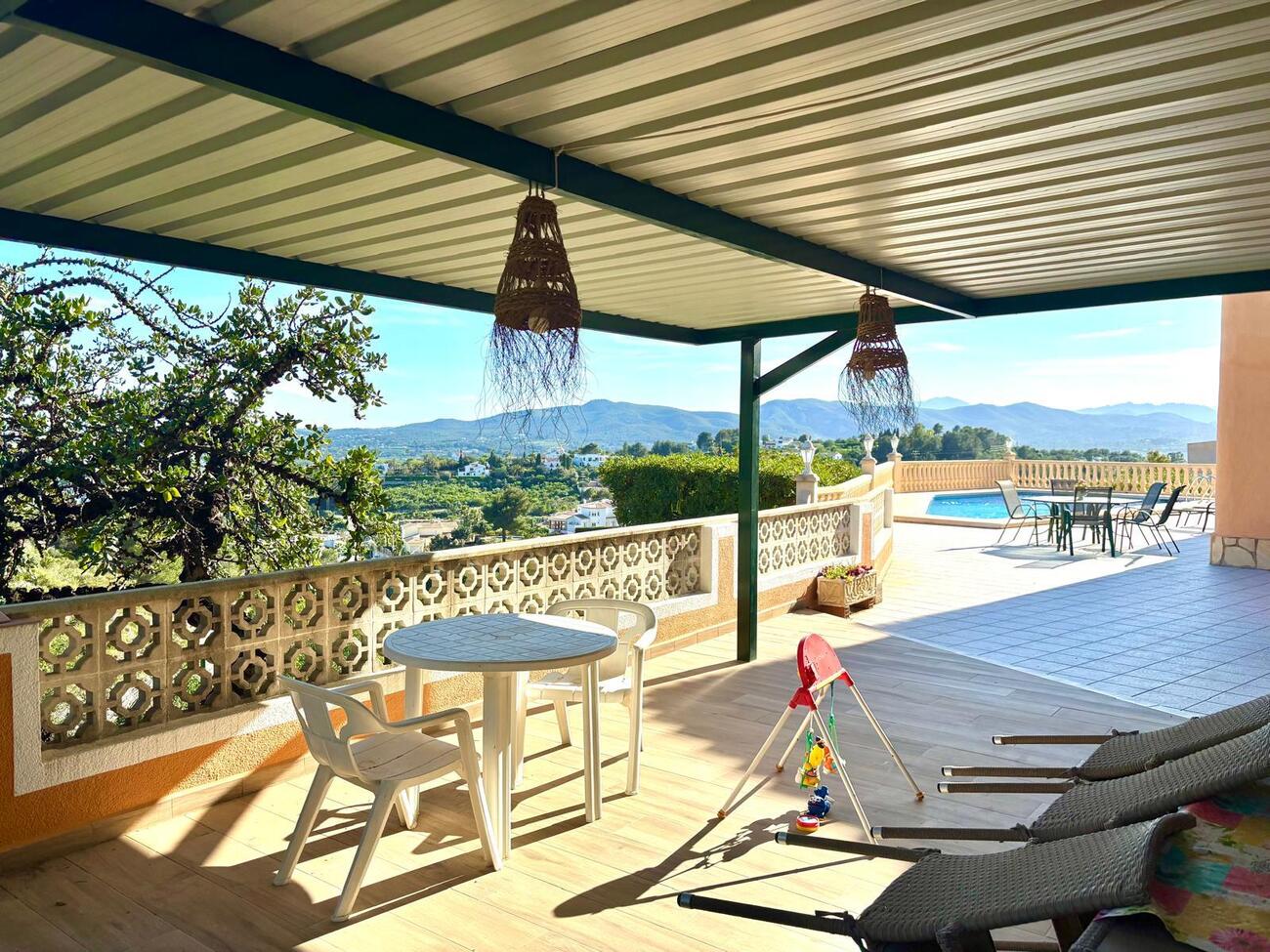 Exquisite villa with a majestic swimming pool nestled in the prestigious Castellans locale, showcasi