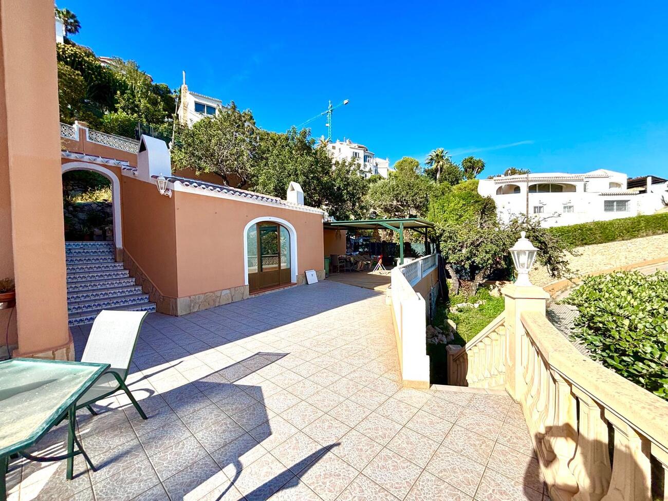 Terrace in villa for sale in javea