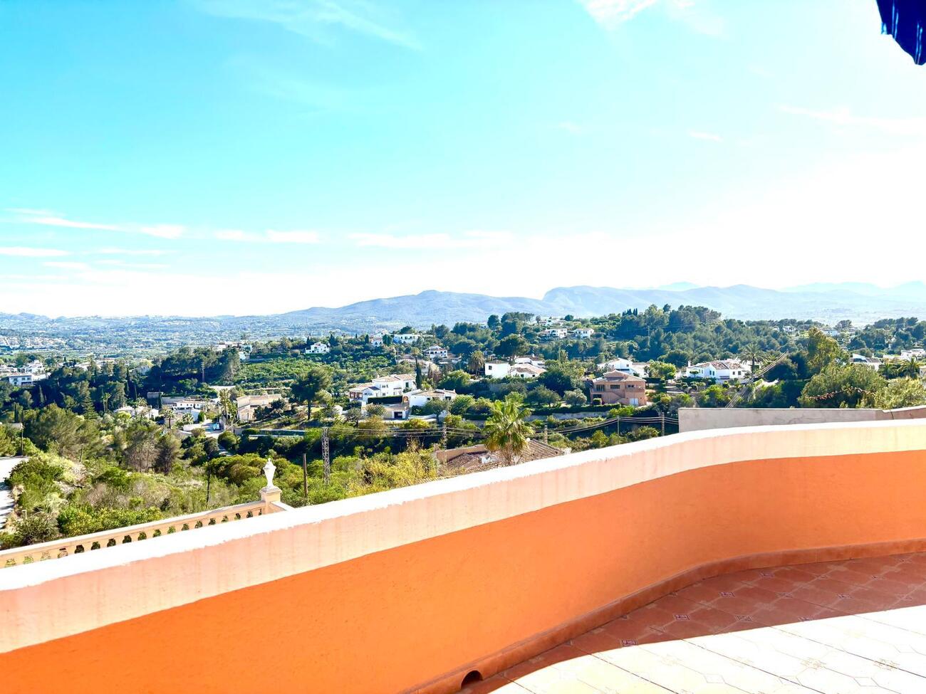 Pool area in villa for sale in javea