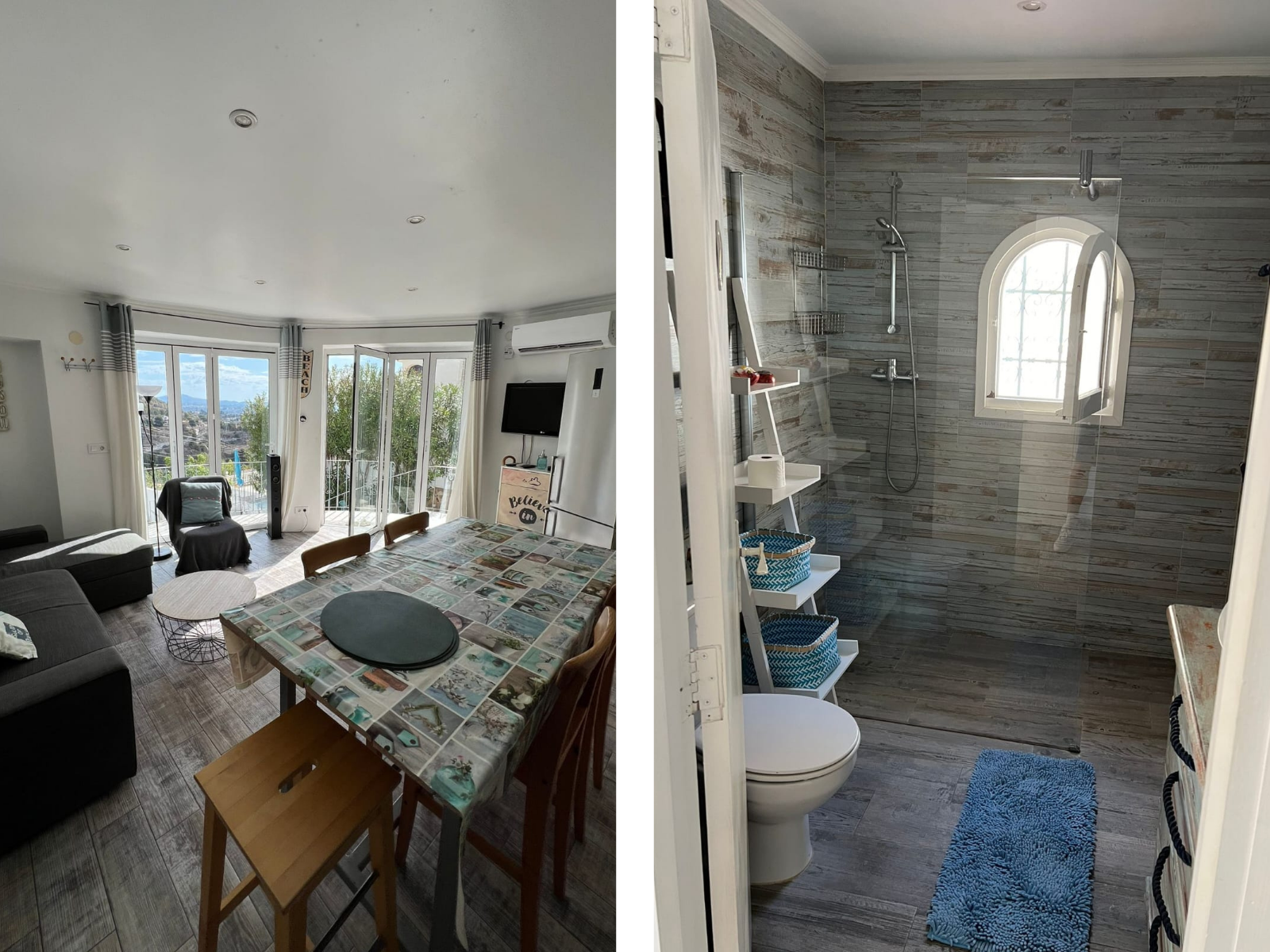 Master bedroom in villa for sale in Calpe
