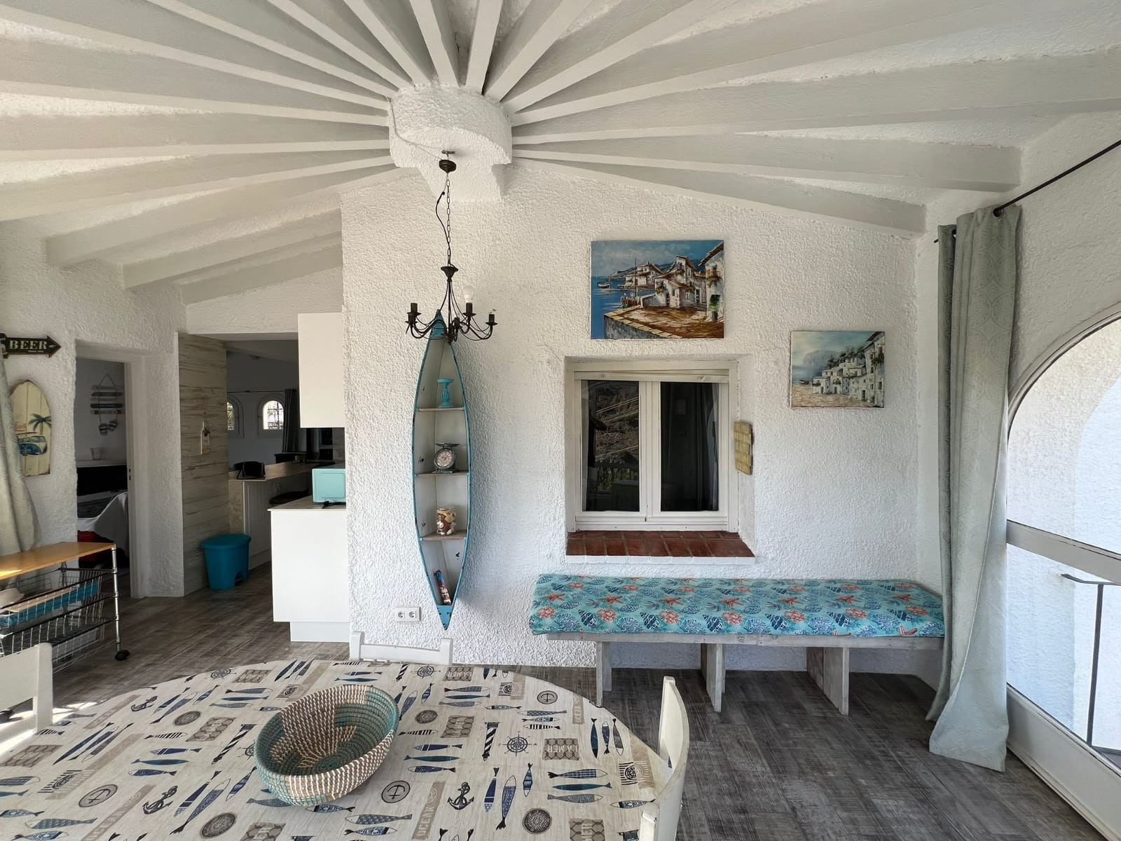 Terrace in villa for sale in Calpe