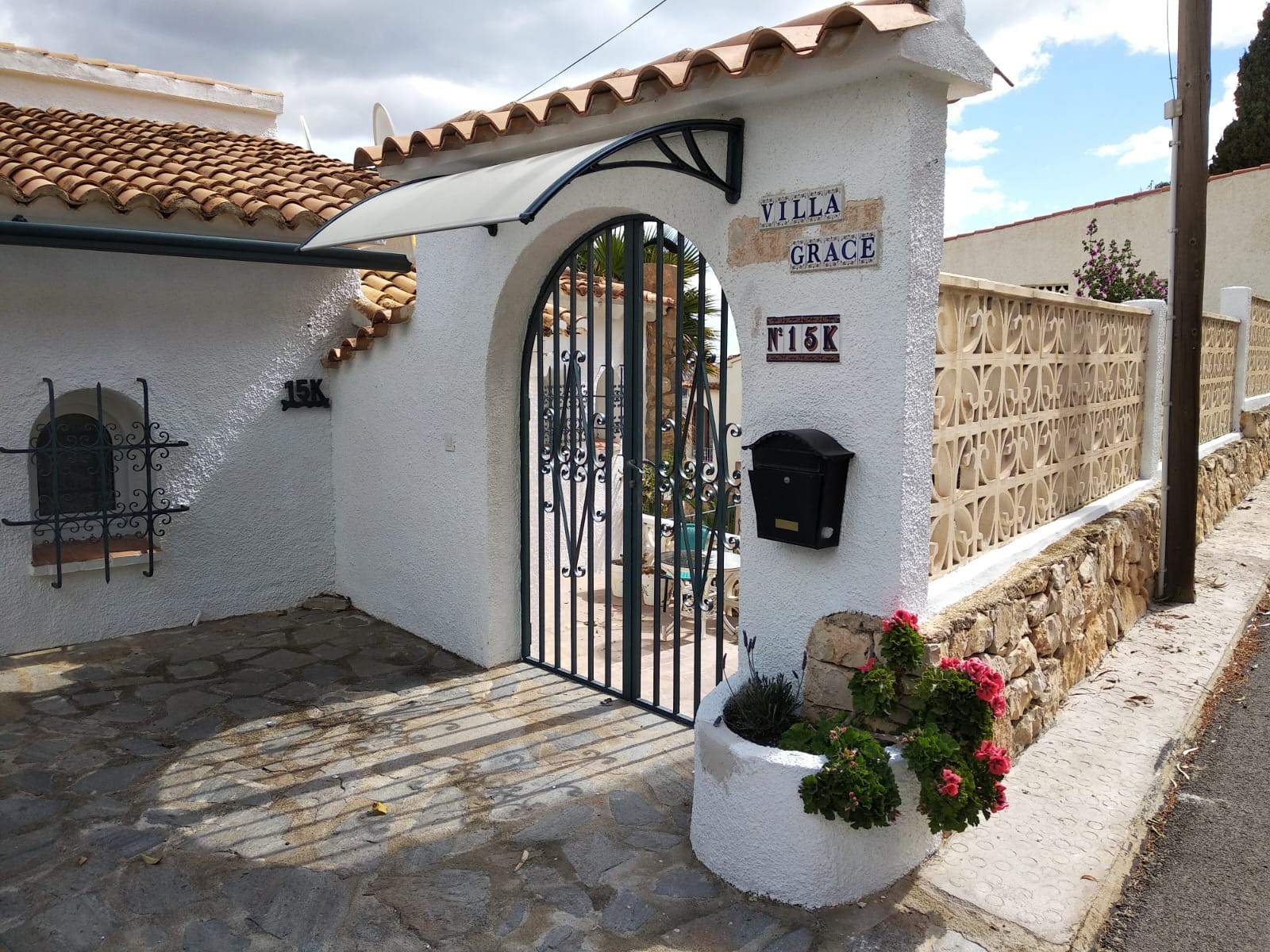 Exterior view in villa for sale in Calpe