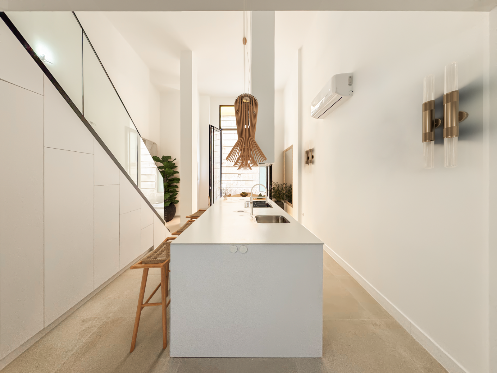 Pool area in apartment for sale in Alicante