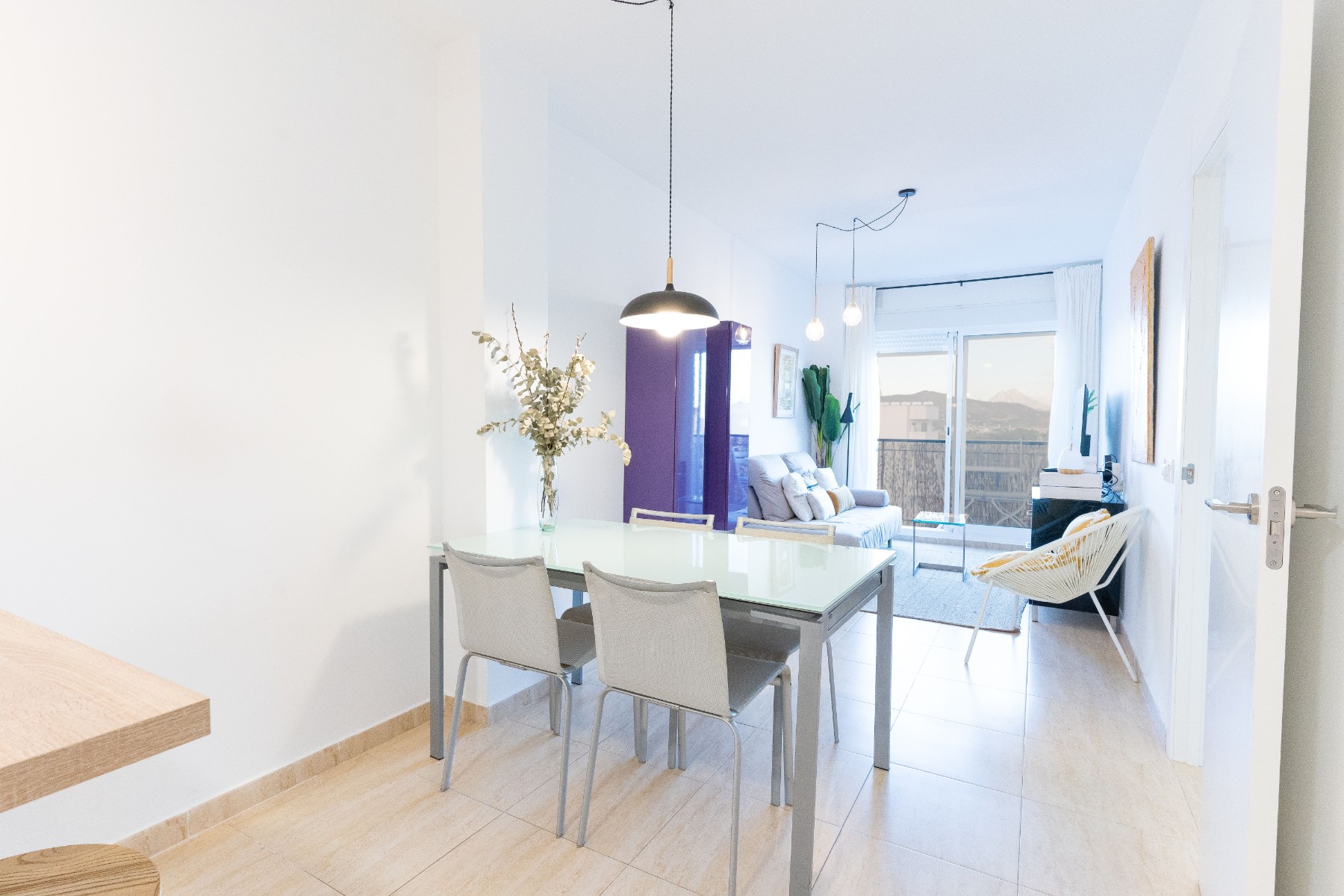 Master bedroom in apartment for sale in El Campello