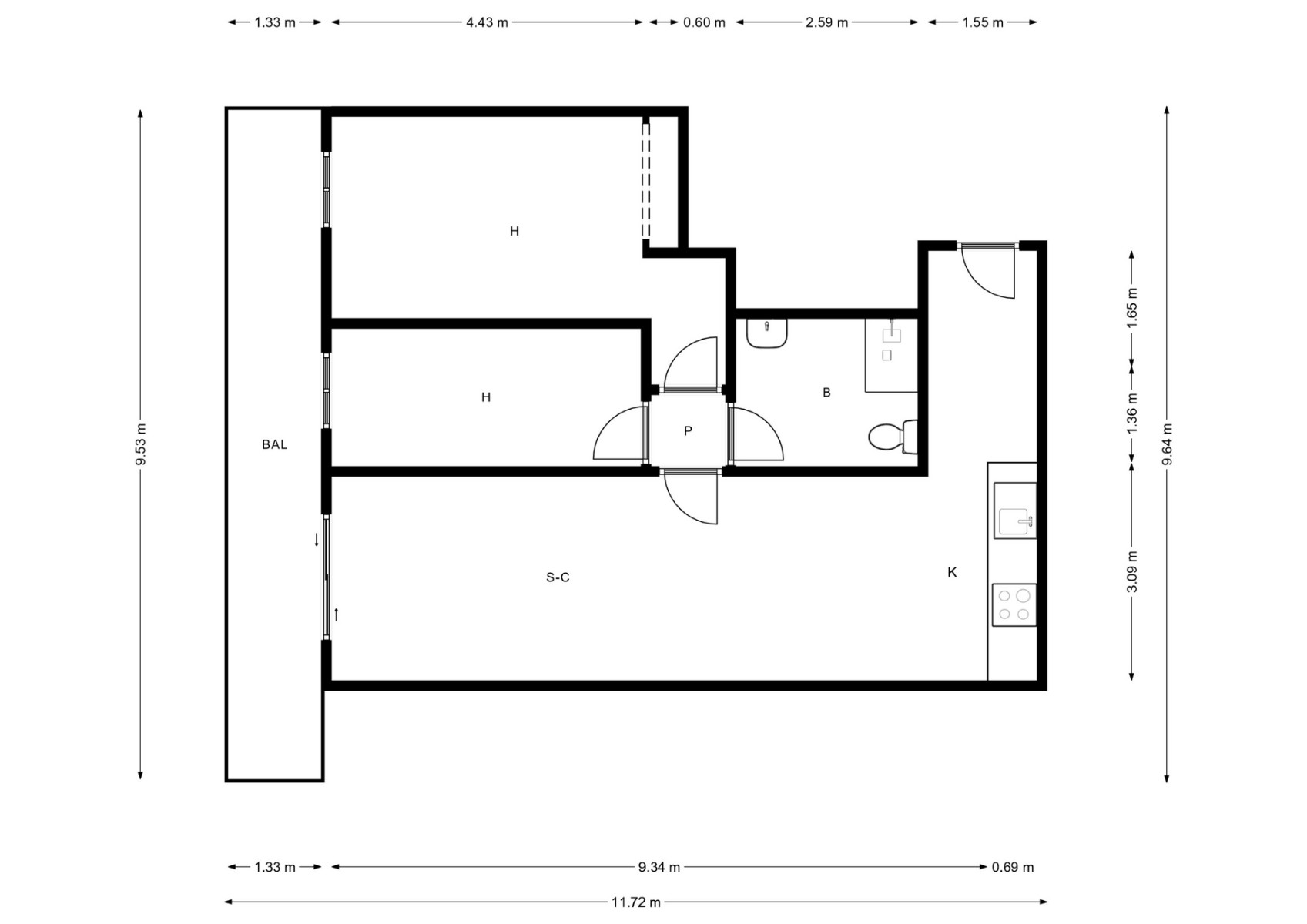 Garden in apartment for sale in El Campello