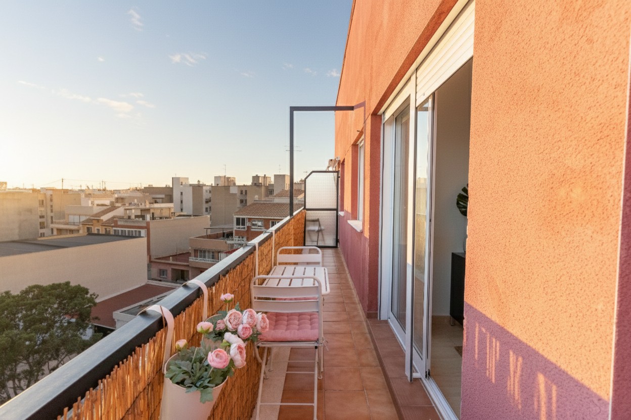 Terrace in apartment for sale in El Campello