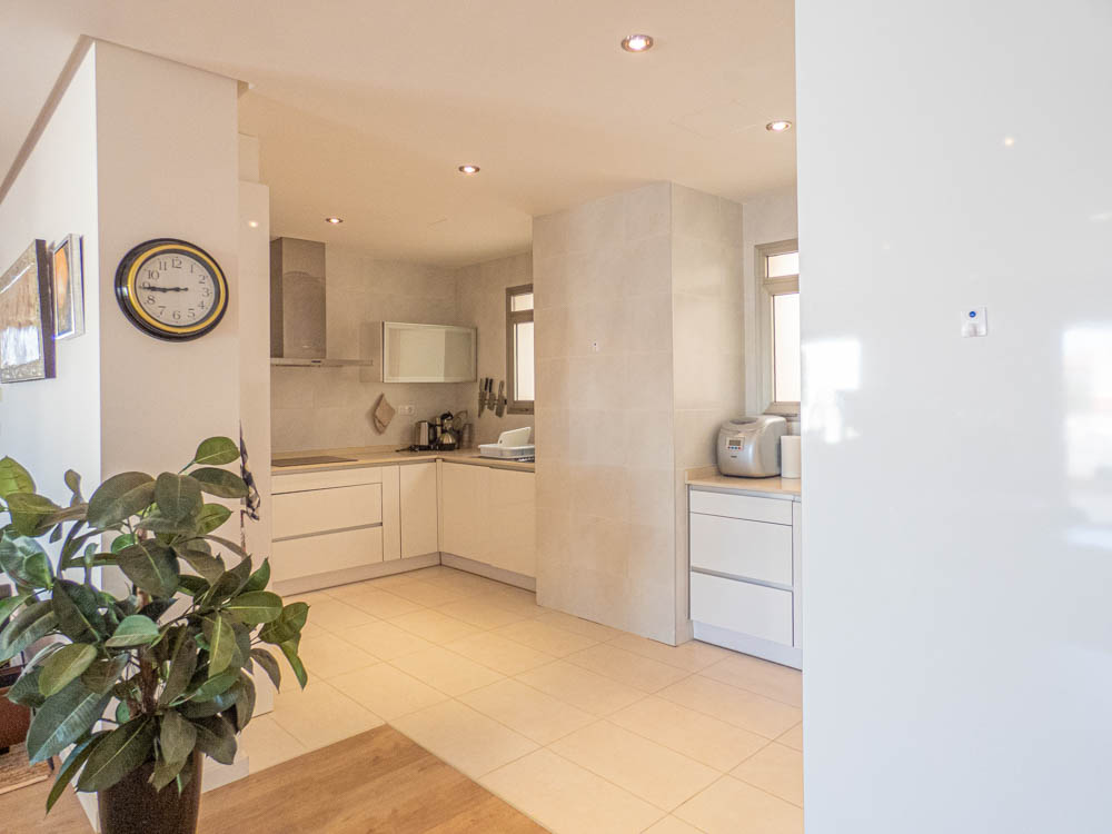 Pool area in apartment for sale in Los Dolses