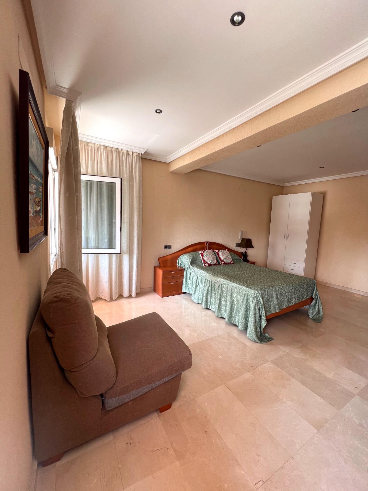 Pool area in duplex for sale in Torrevieja