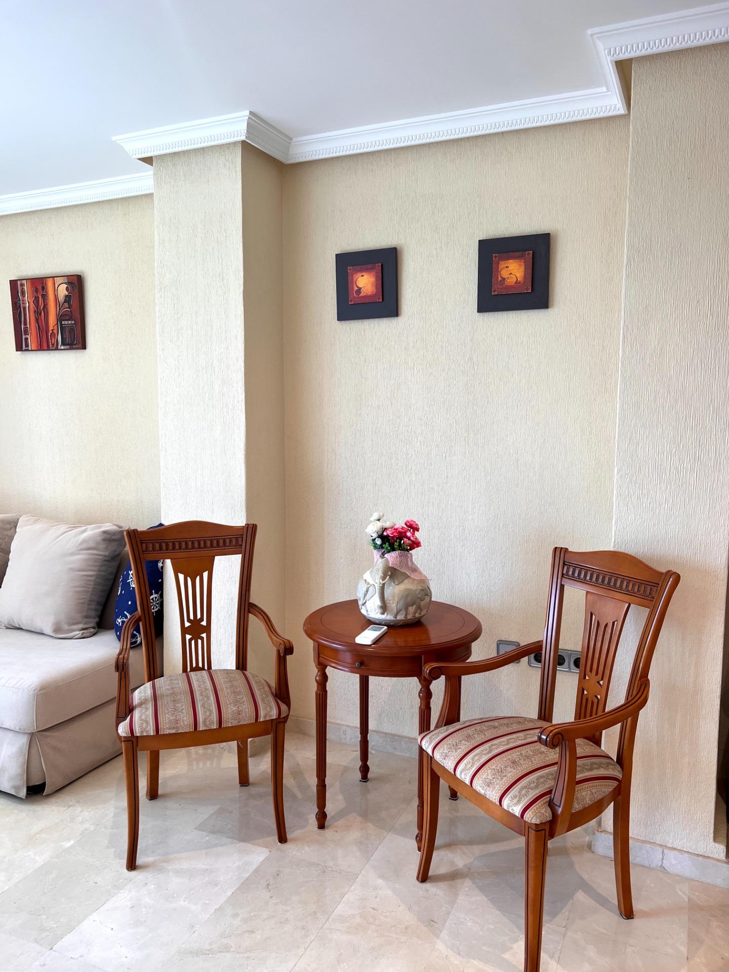 Living room in duplex for sale in Torrevieja