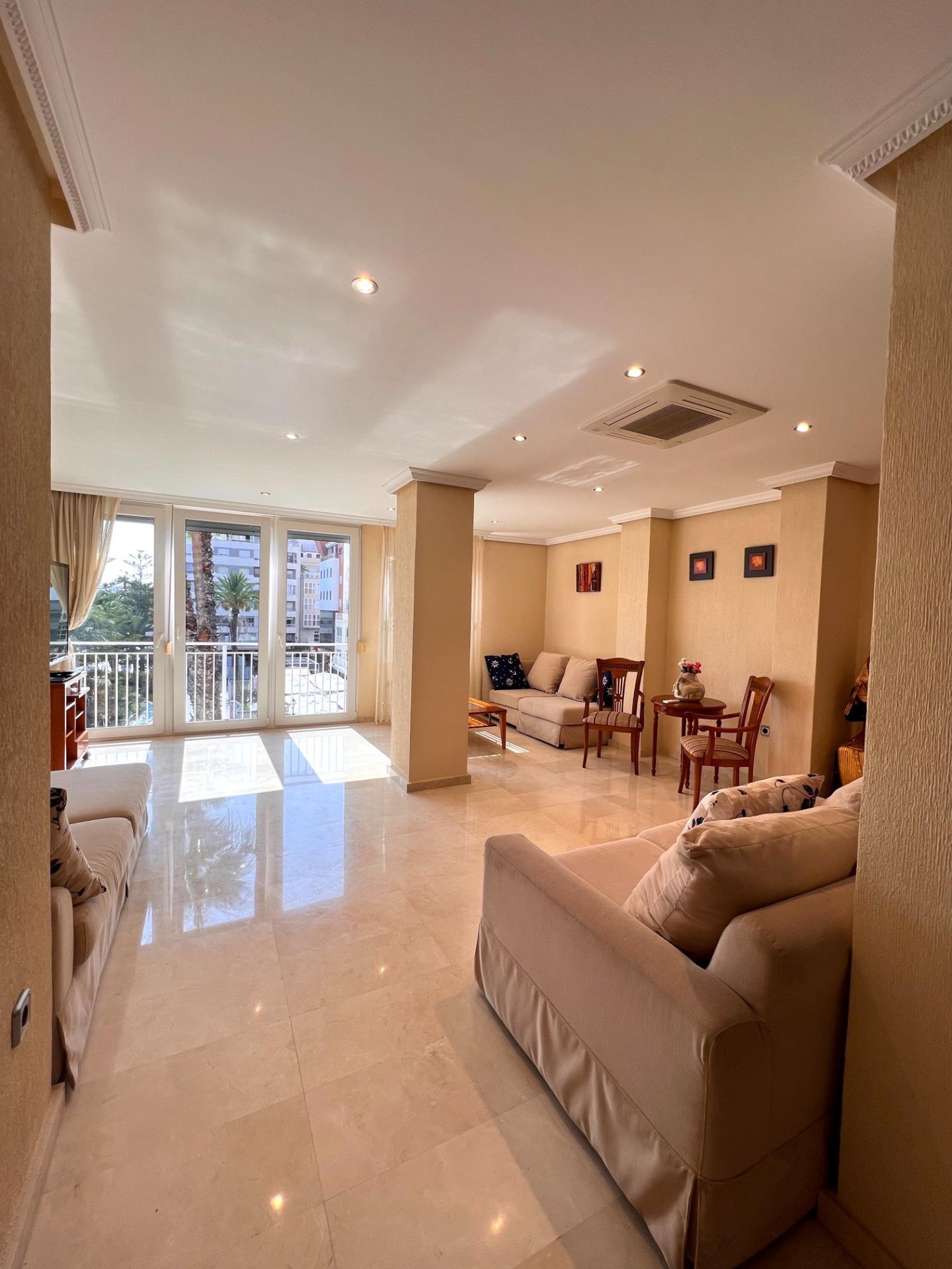 Pool area in duplex for sale in Torrevieja