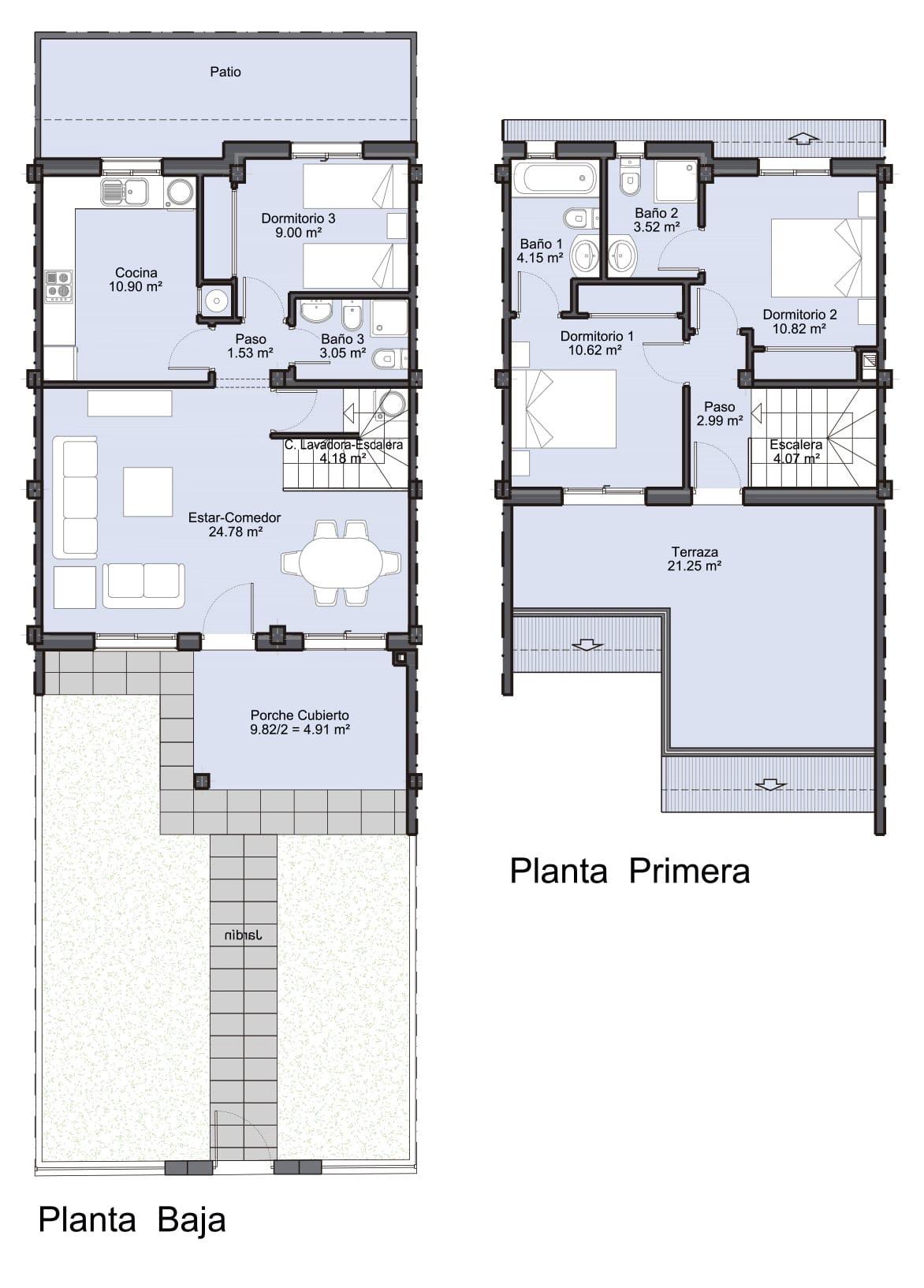 Exterior view in villa for sale in San Miguel de Salinas