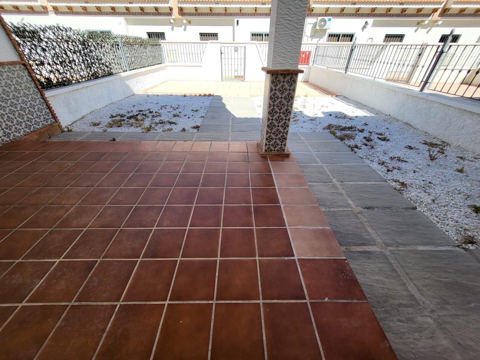 Pool area in villa for sale in San Miguel de Salinas