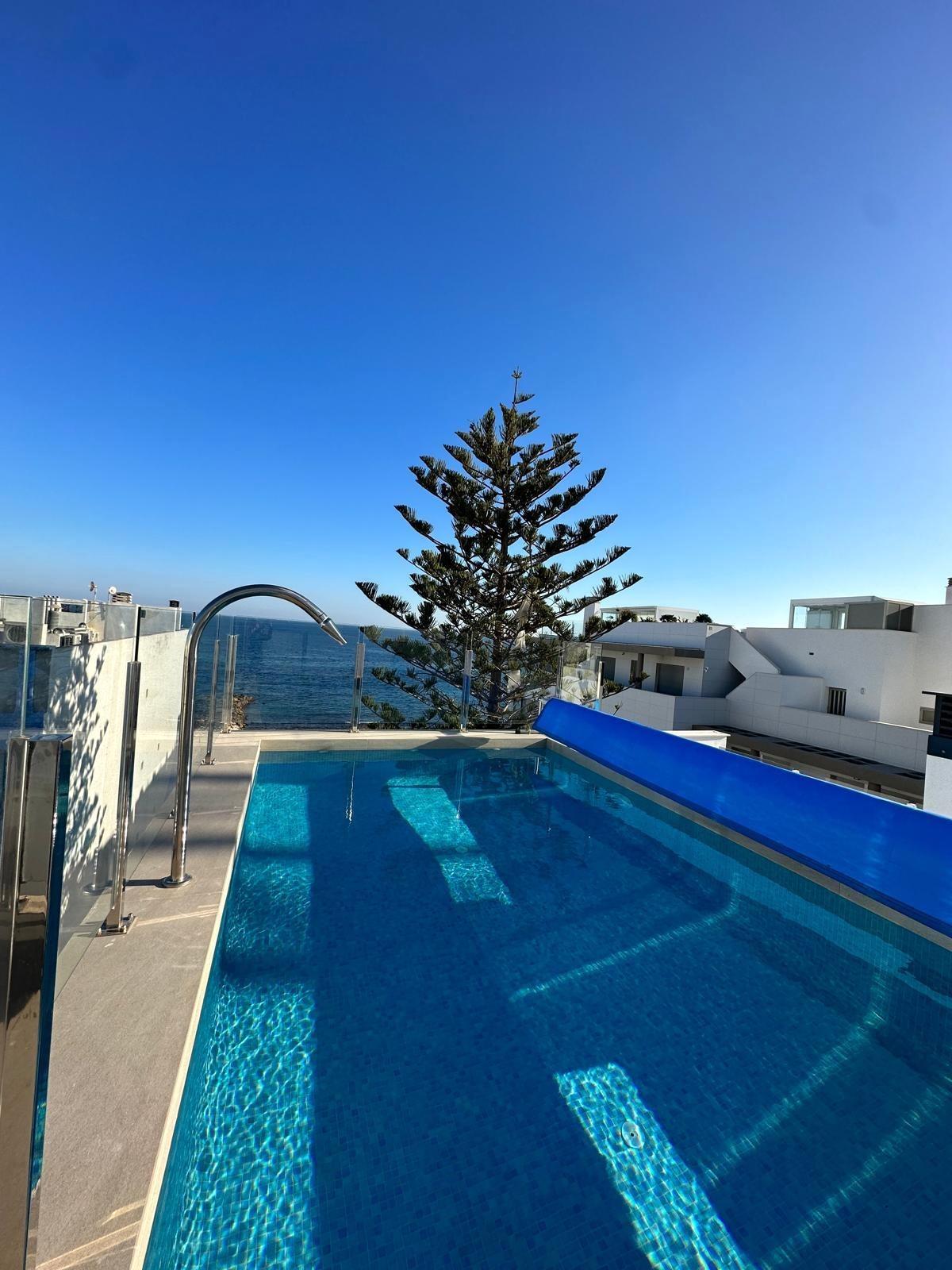 Pool area in apartment for sale in Torrevieja