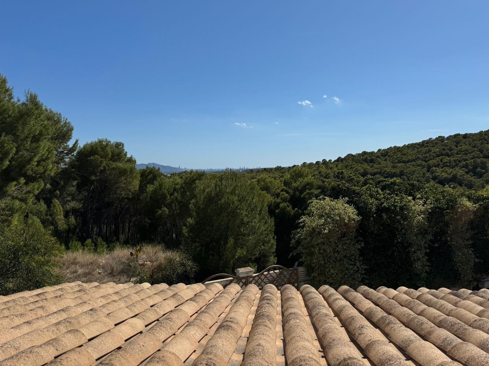 Living room in villa for sale in Altea