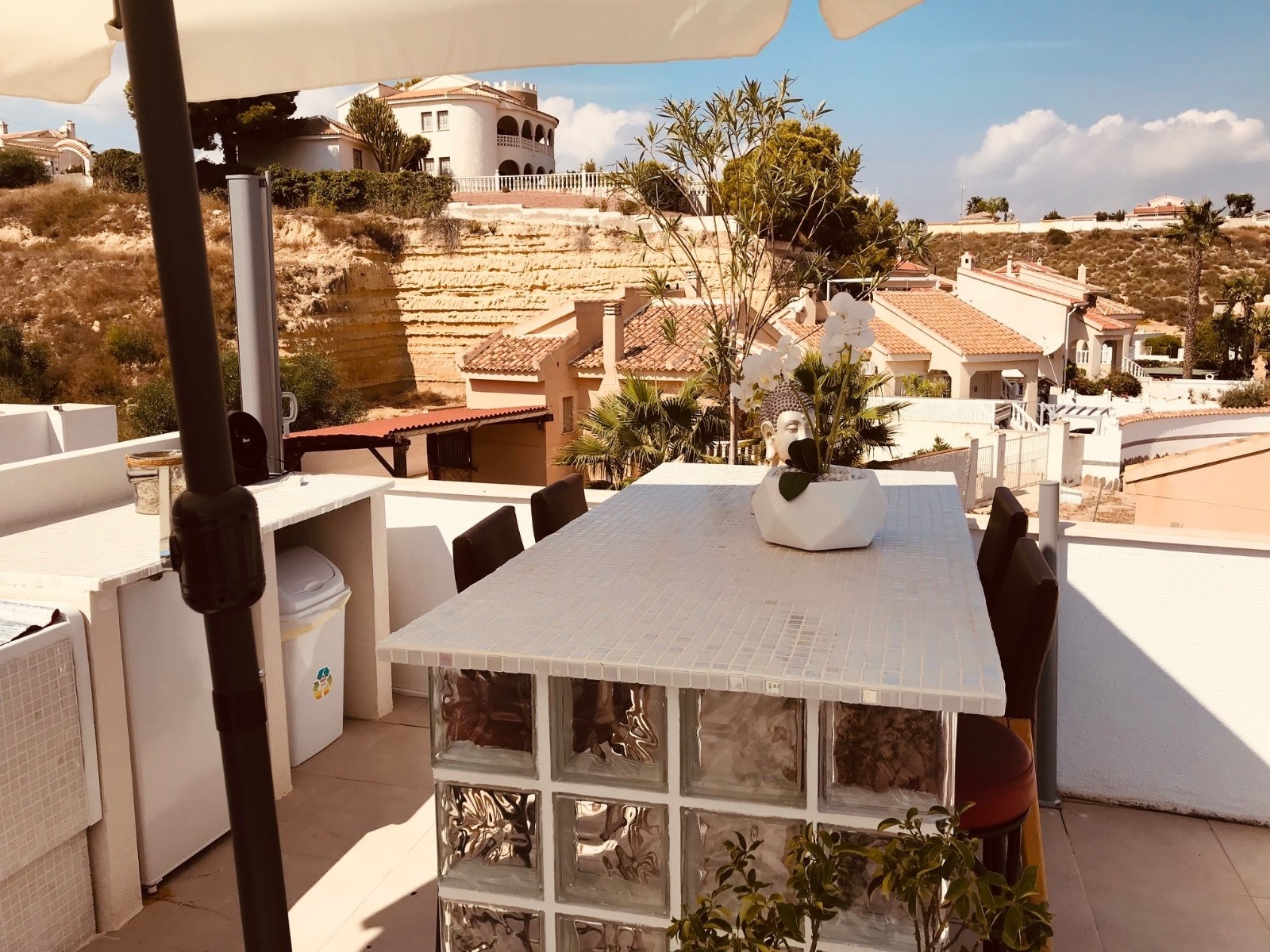Terrace in villa for sale in Rojales