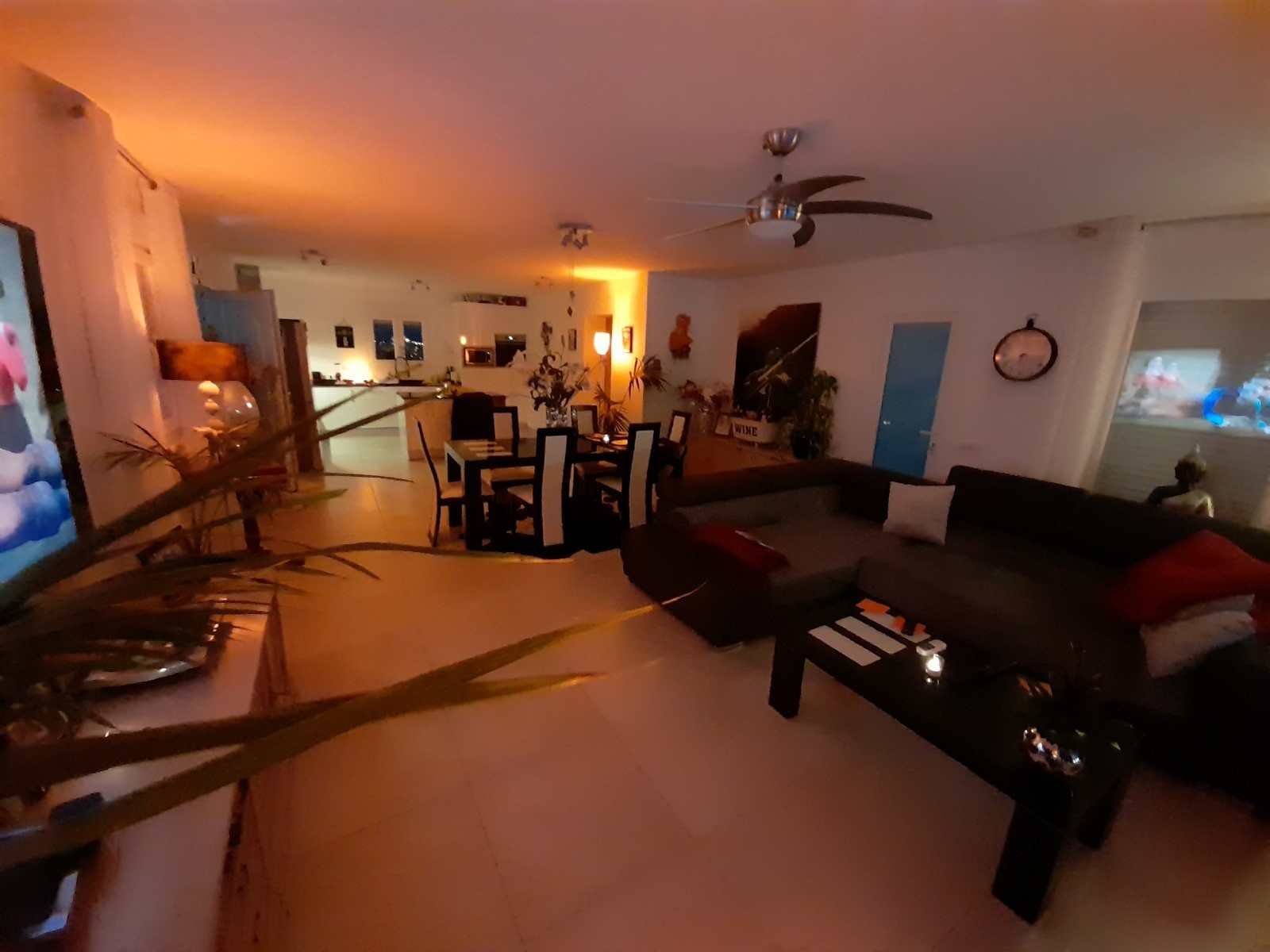 Living room in villa for sale in Rojales