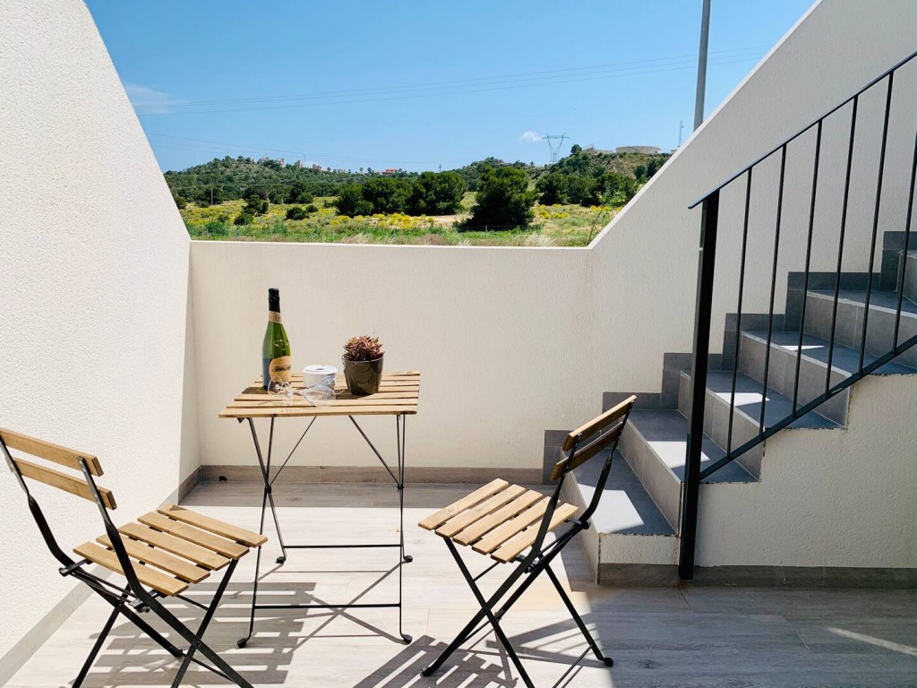 Living room in apartment for sale in San Miguel de Salinas