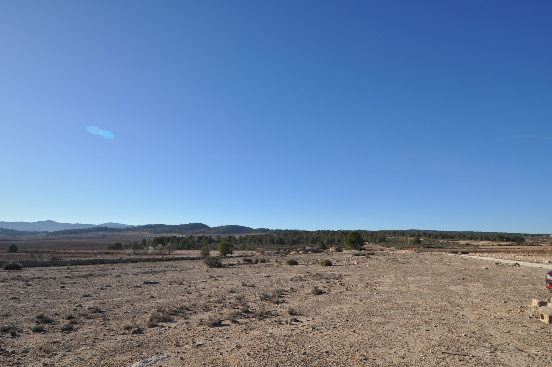 Master bedroom in land for sale in Pinoso