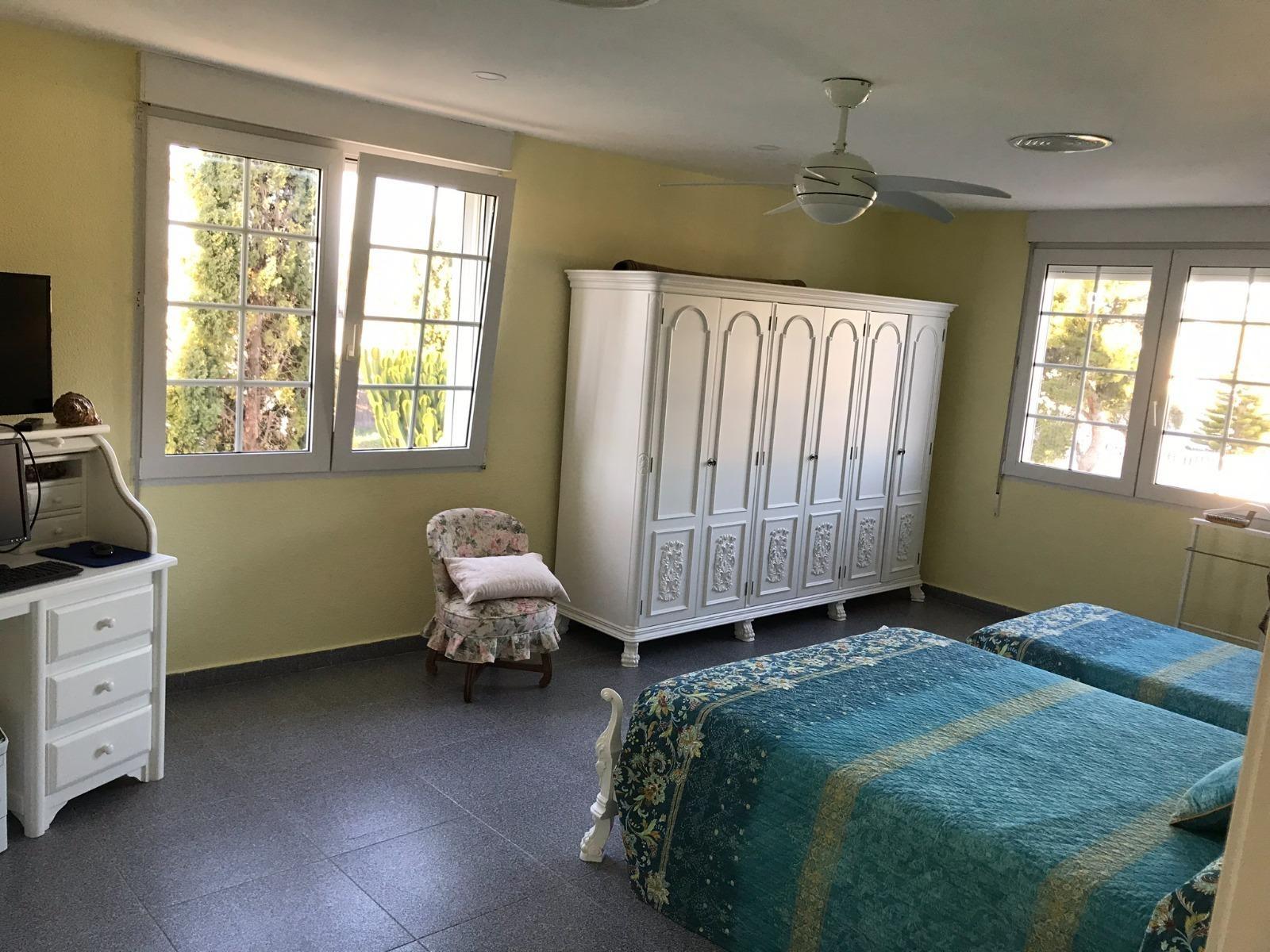 Master bedroom in villa for sale in Orihuela Costa