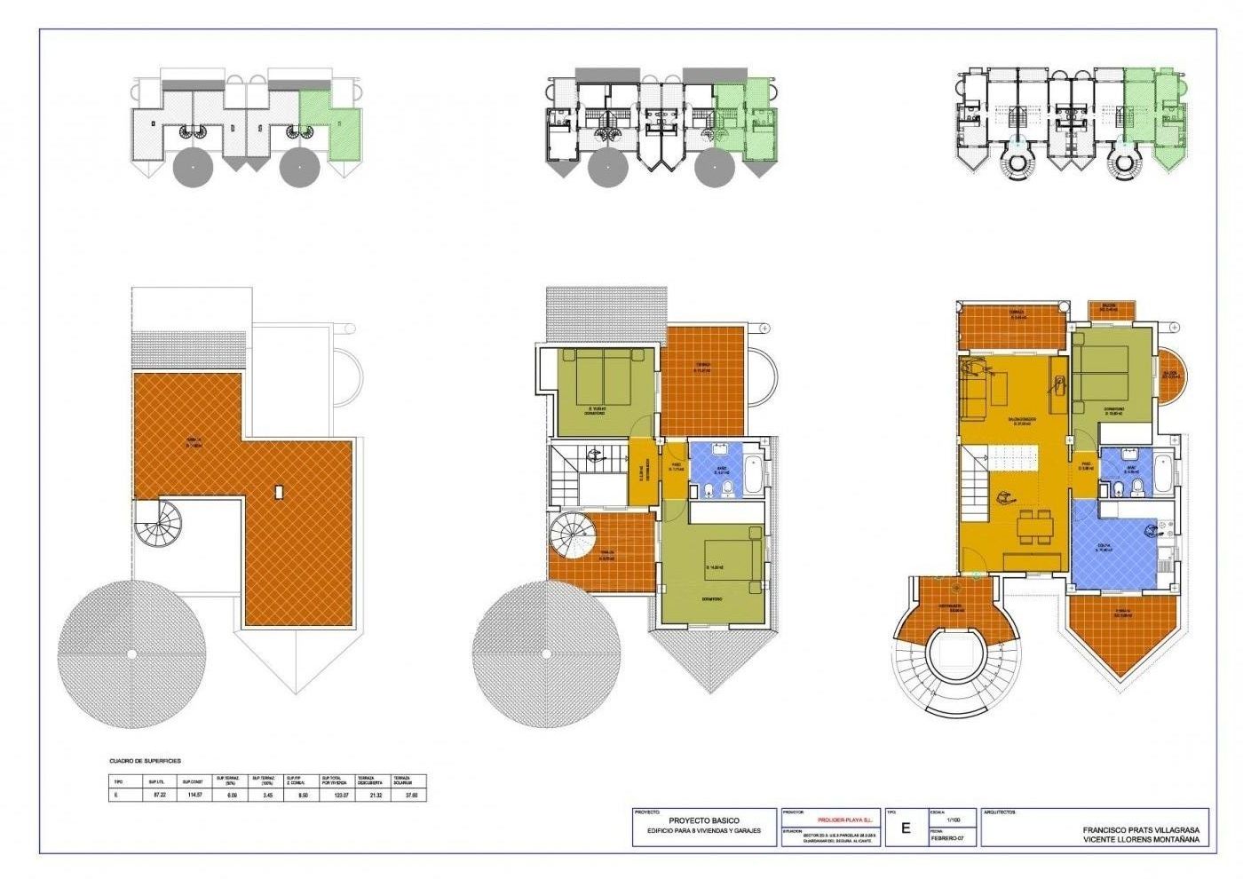 Master bedroom in land for sale in Guardamar del Segura
