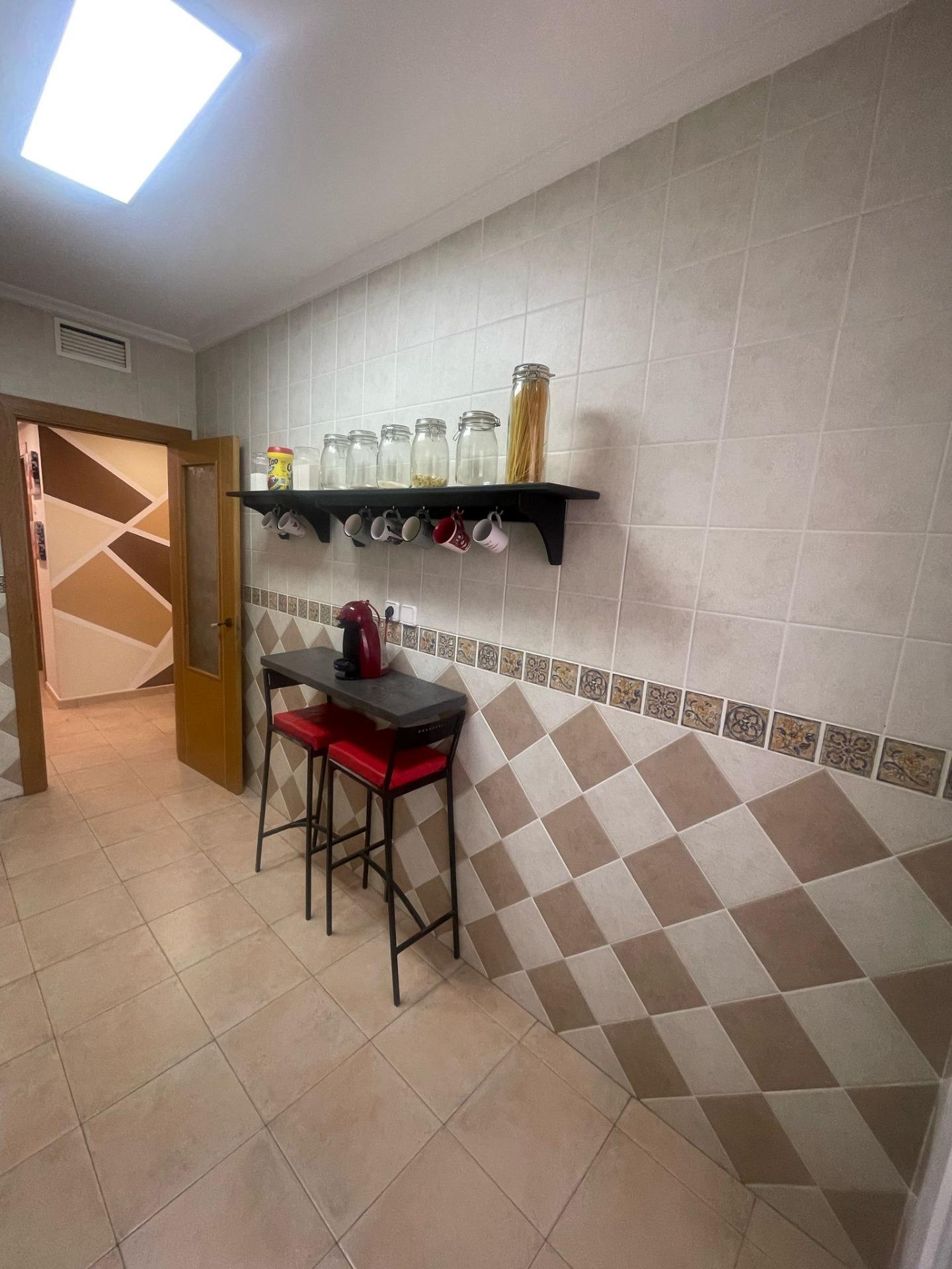 Pool area in apartment for sale in Beniel