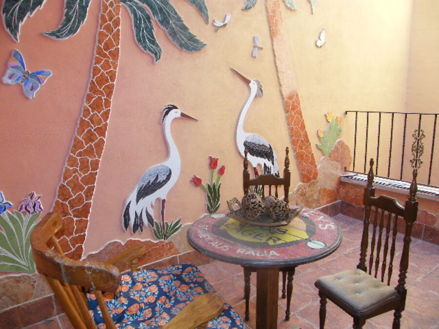 Pool area in terraced for sale in Daya Nueva