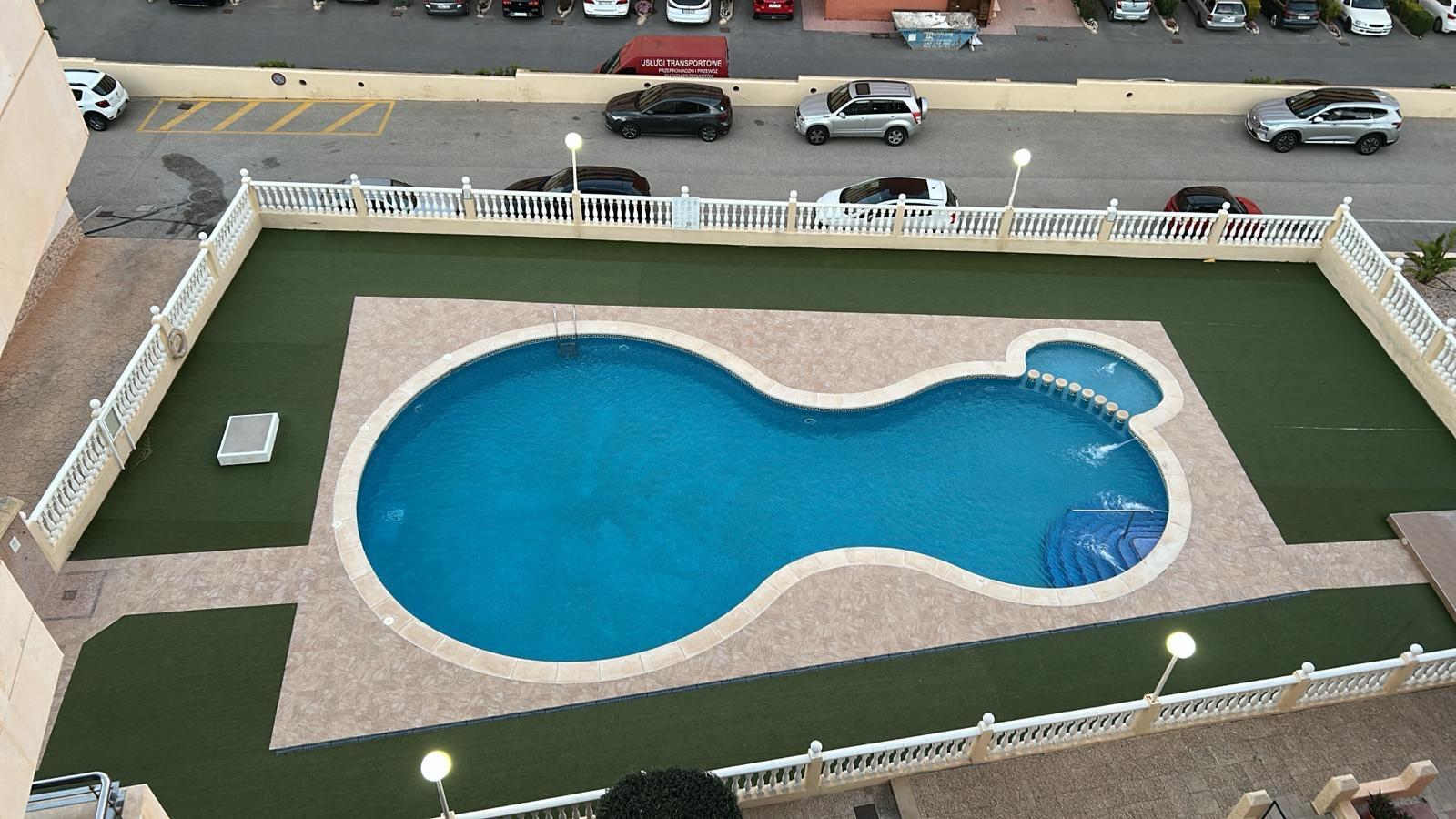 Terrace in penthouse for sale in Torrevieja
