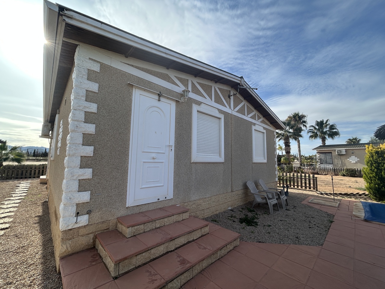 Master bedroom in bungalow for sale in Las Palas