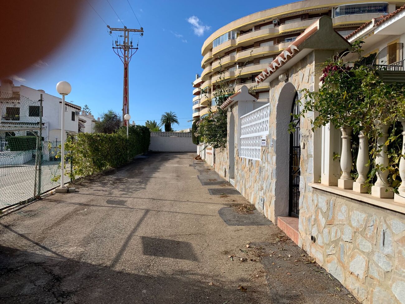 Pool area in duplex for sale in La Zenia