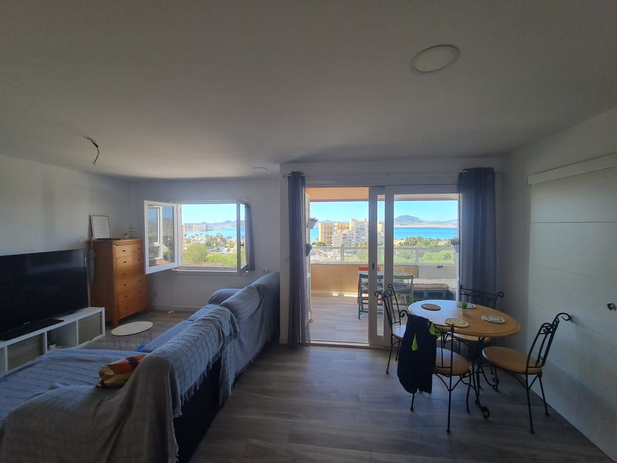 Living room in apartment for sale in La Manga