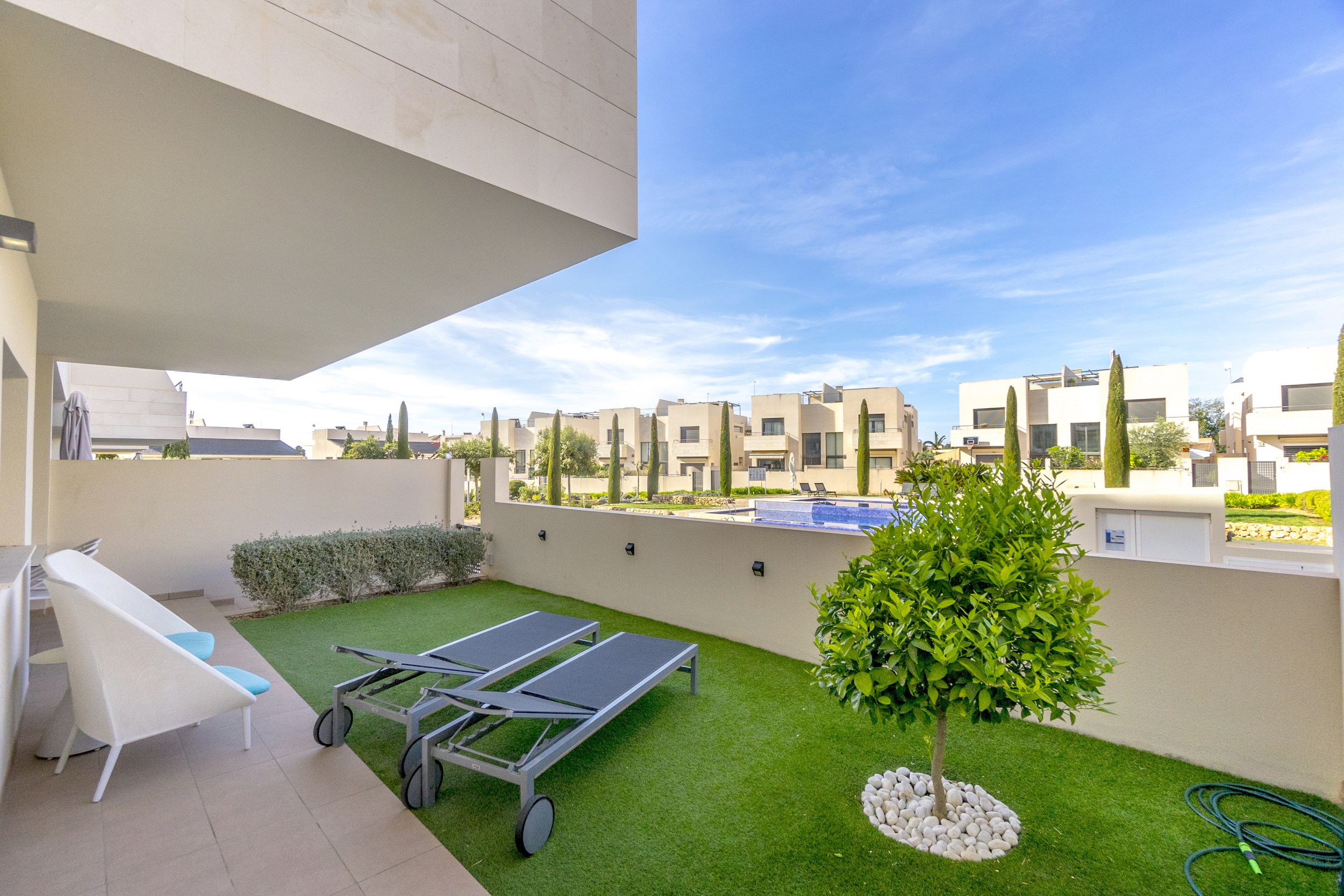 Garden in apartment for sale in Orihuela