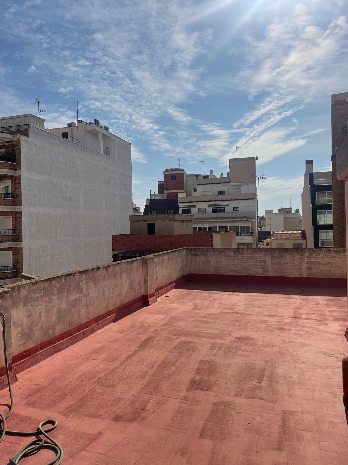 Garden in apartment for sale in Torrevieja