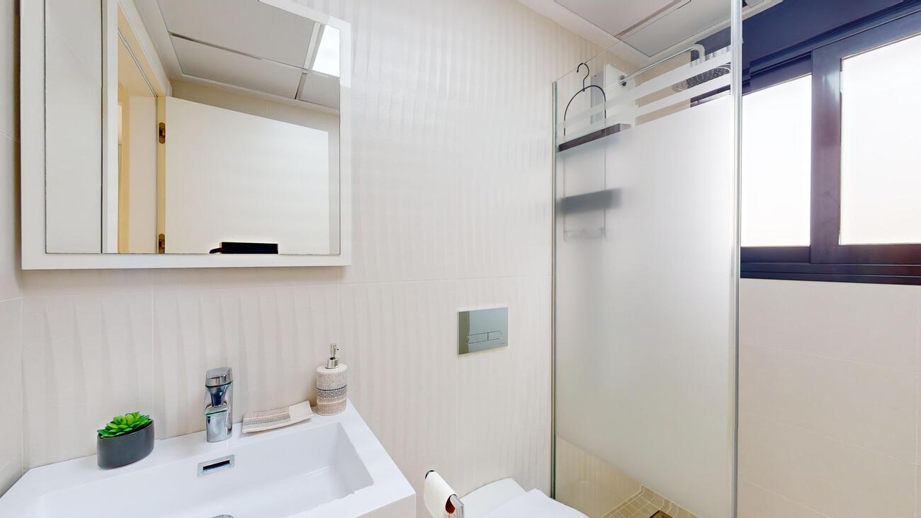 Master bedroom in villa for sale in Playa Honda