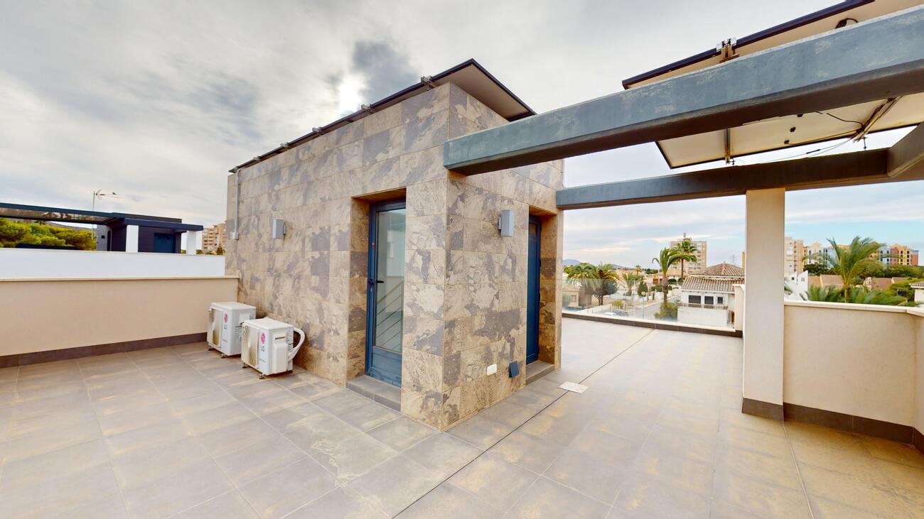 Living room in villa for sale in Playa Honda