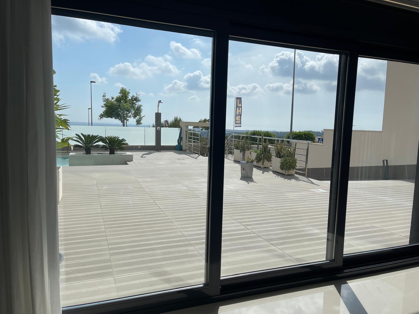 Pool area in villa for sale in San Miguel de Salinas