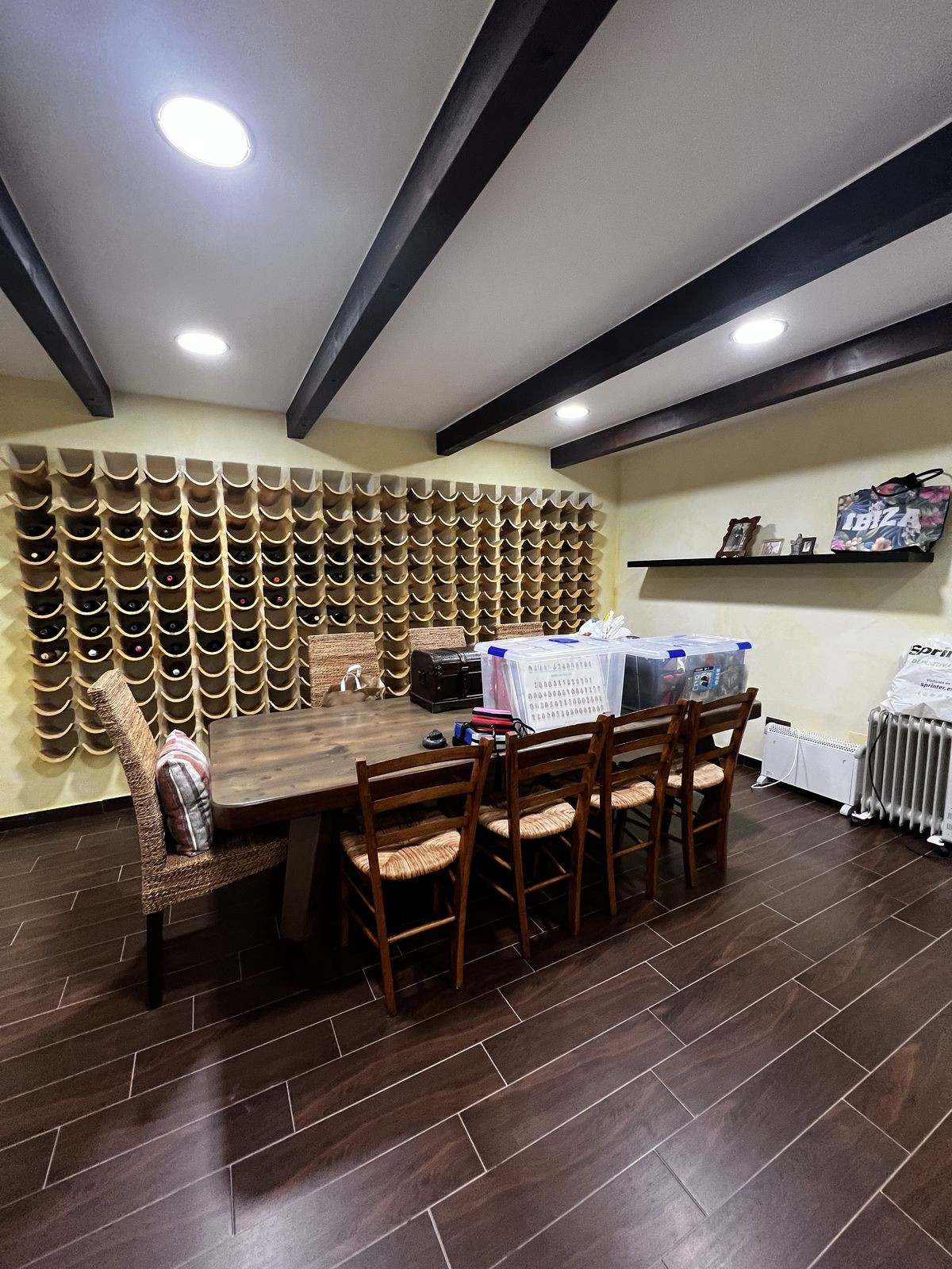 Pool area in villa for sale in San Javier