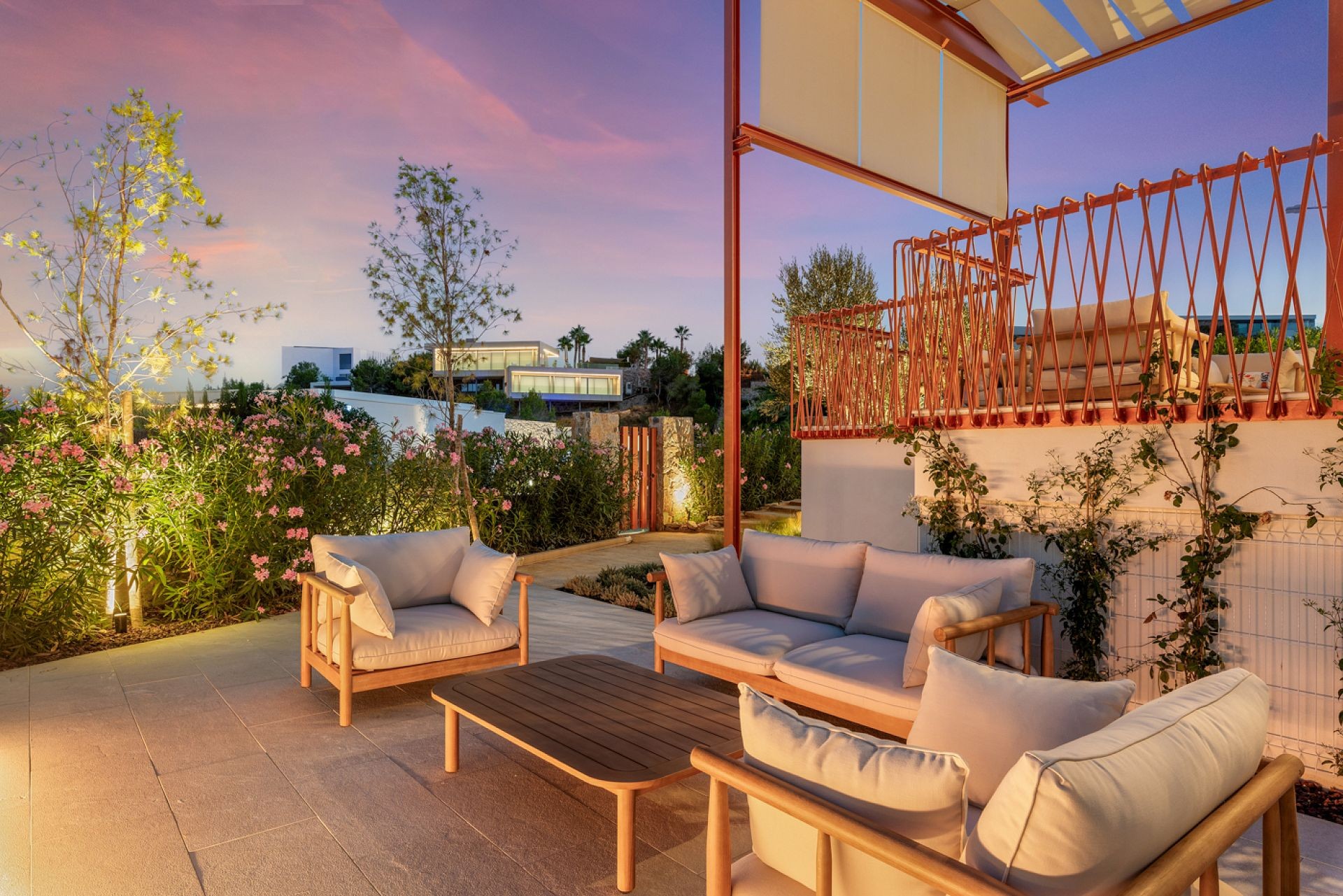 Terrace in villa for sale in Orihuela Costa