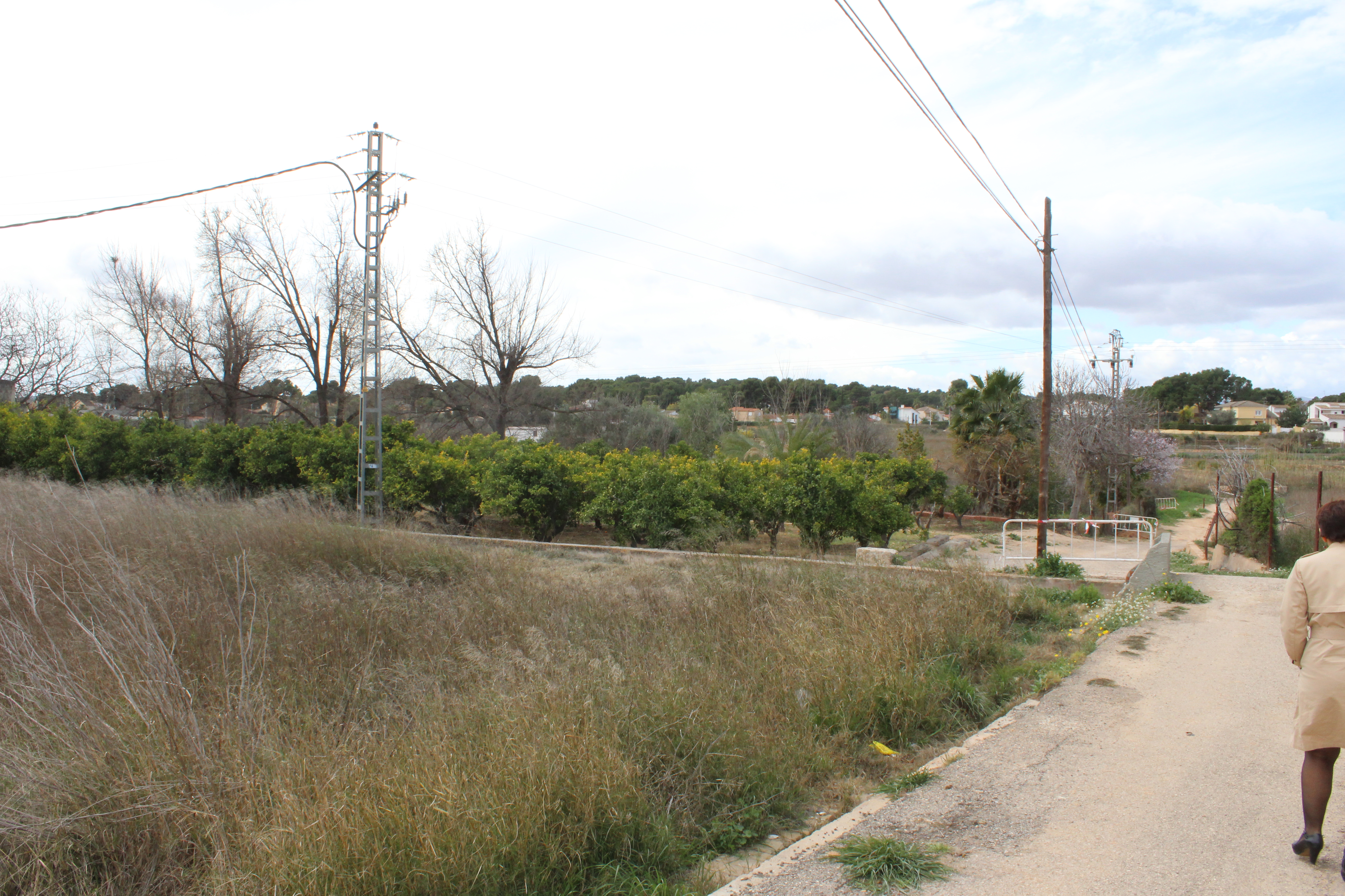 Living room in land for sale in L'Eliana