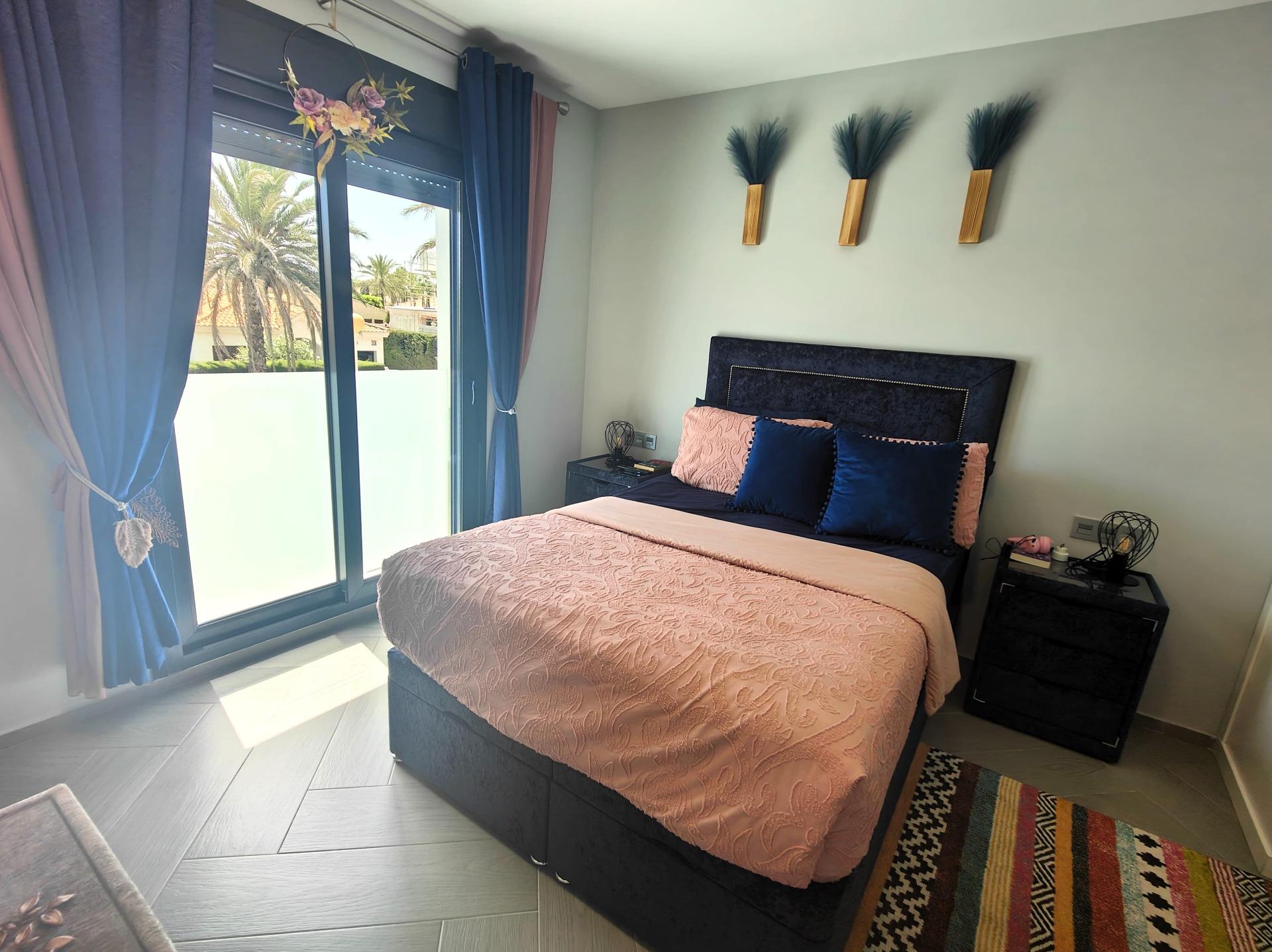 Pool area in villa for sale in Cabo Roig